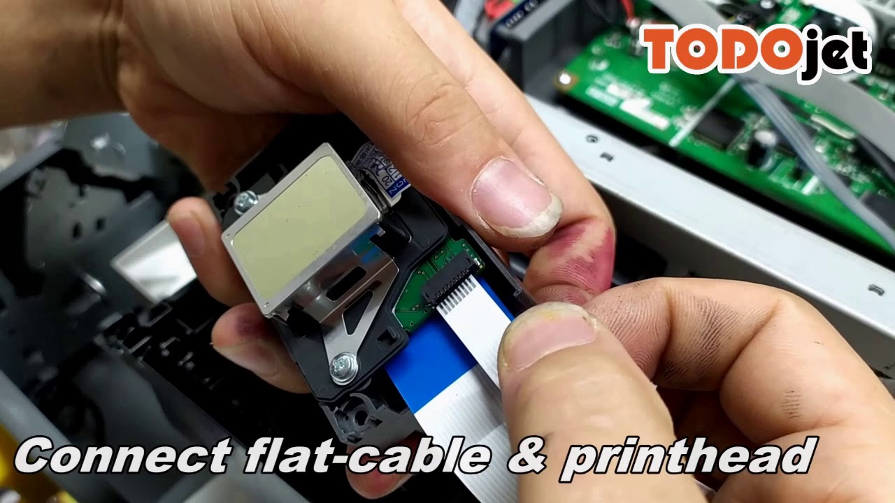 Install PrintHead for Todojet A3 DTG printer