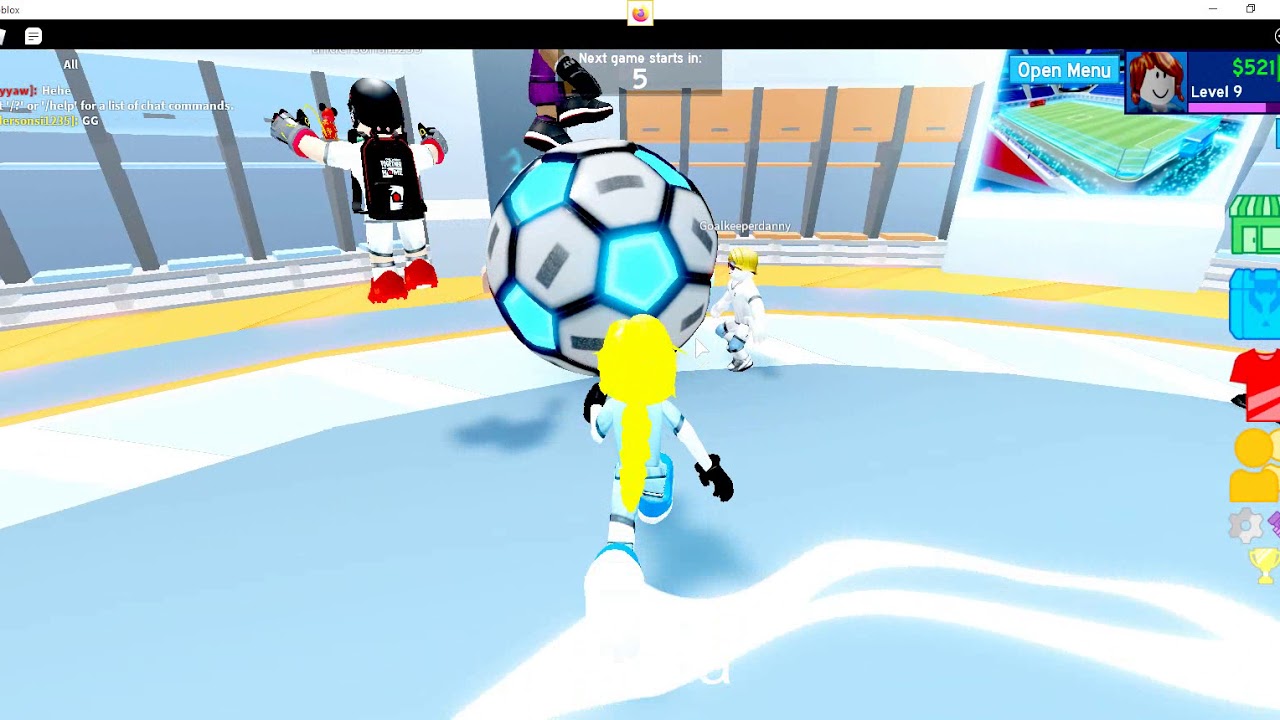 Soccer game on roblox YouTube