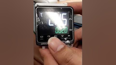 Omron E5CC Calibration  Setting Temperature Display Compare with Actual Temperature Sensor