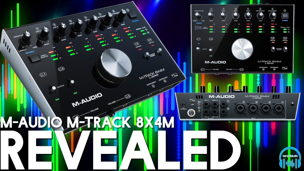 M Audio M Track 8x4m Revealed Full Overview Setup Demo Youtube