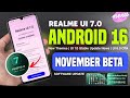 Realme UI 7.0 Android 16 Update New Devices | Realme November 2025 Latest Update📱