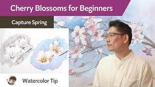 Paint Loose Cherry Blossoms for Beginners - Capture Spring