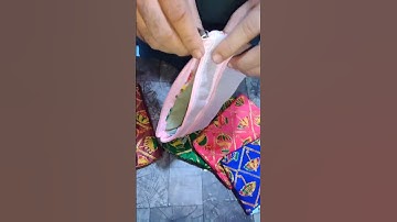 Thumbnail of embroidery small hand purse #returngiftpouch #embroiderydesign #embroideryumbrellaprint #regularuse