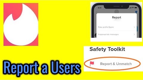 How to Report a users in Tinder// Tinder par users ko report kese kare 2022