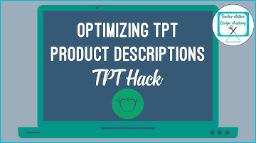 TPT Hack! Optimizing Product Descriptions ┃Powerpoint Tips For Teacher Authors