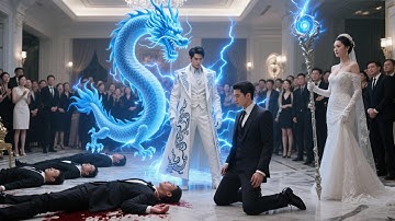 惡少當場玩窮小子老婆逼他下跪，沒想到他的真實身份竟是天龍神帝，一怒爆發神力虐殺全場，豪門惡少當場跪地求饒！#短劇#熱門短劇