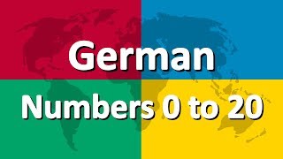 Learn German part 4 | Numbers 0 to 20