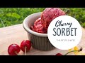 Cherry sorbet