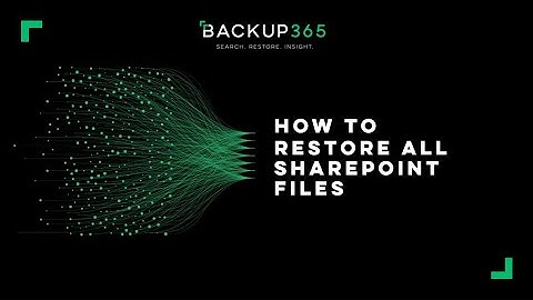 How To Restore All SharePoint Files