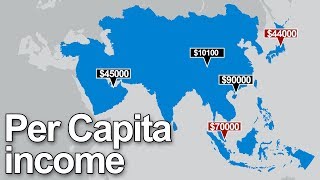 Top 20 Countries of Asia by Per Capita Income 2019