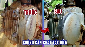 Cách Tẩy rửa lốc xe máy bị ố vàng sạch như mới không cần chất tẩy rửa | #meodoisong