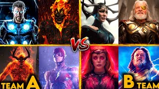 Team Thor Vs Team Scarlet Witch | In Hindi | SUPERHERO STUD10S | Sawal Jawab Series