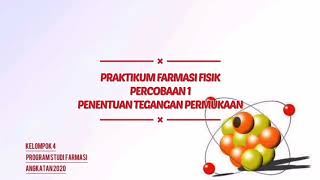 Menghitung Tegangan Permukaan (Metode Kenaikan Pipa Kapiler) Kelompok 4 Menghitung Tegangan Permukaan (Metode Kenaikan Pipa Kapiler) Kelompok 4