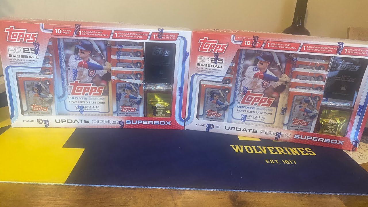 TOP ROOKIE PULLS! 2 2025 Topps Update Super Boxes Opening