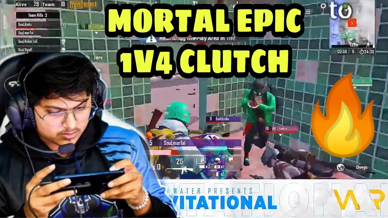 Mortal Epic 1v4 Clutch against PowerHouse - War Mania Official