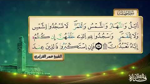 سورة فصلت (عمر القزابري)