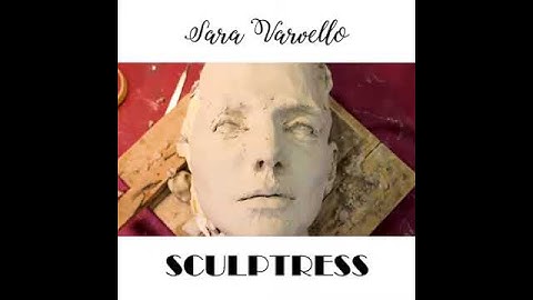 Scultura-Testa modellata in creta dimostrazione pratica