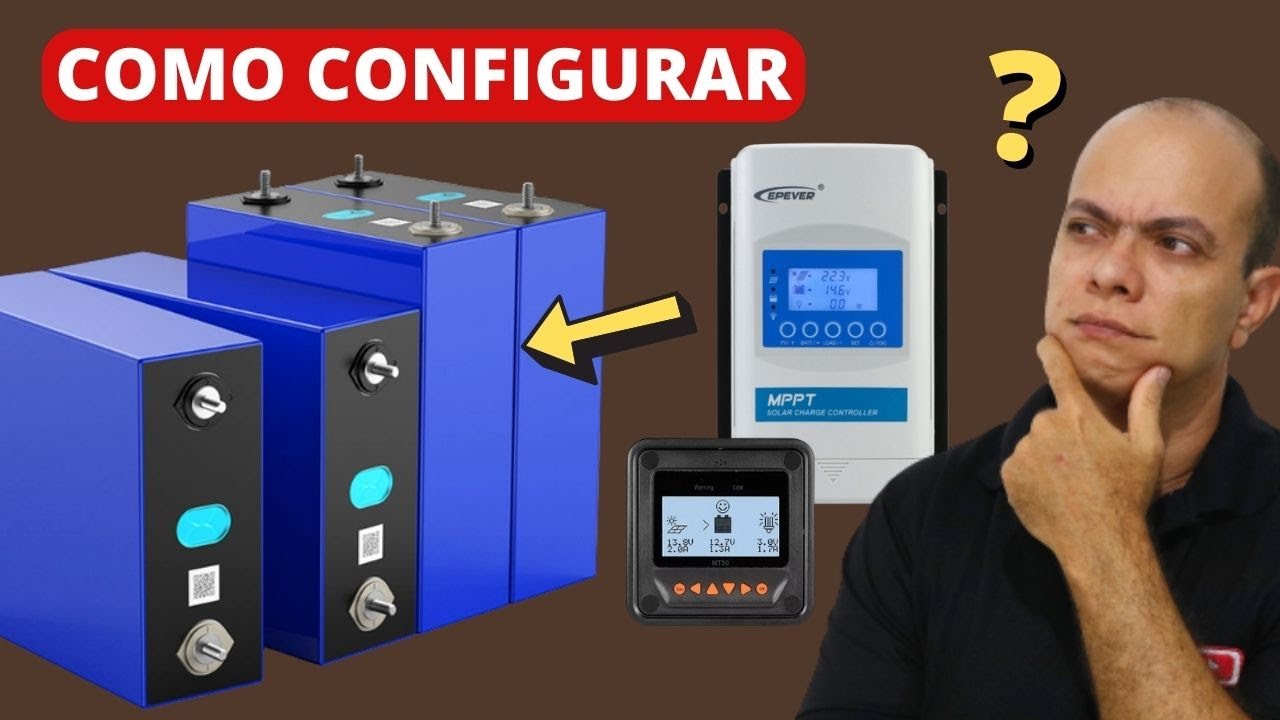 Como CONFIGURAR o controlador EPEVER para bateria LiFePO4 | Energia solar