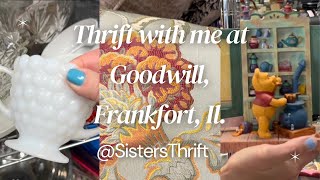 @Sistersthrift We are in Frankfort,Il at the Goodwill, Thrift with me!