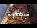 WILLS HOW TO CLEAN #CRAWFISH AND #BLUECRAB VIDEO!!  His commentary is HILARIOUS 🤣