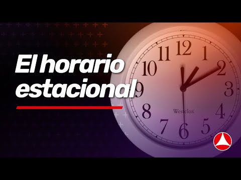 El horario estacional