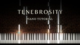 Dark Piano - Tenebrosity | Piano Tutorial (Sheet Music) Resimi