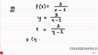 A2 Maths - C3: Inverse Functions (2.4)