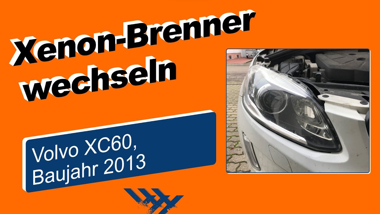 Abblendlicht defekt: Xenon-Brenner am Volvo XC60 wechseln 