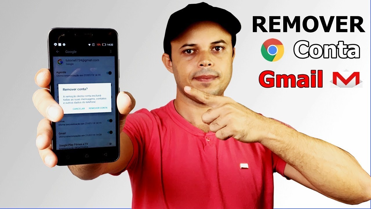 Como Remover Conta Do Gmail No Celular Sem Apagar Seus Dados YouTube