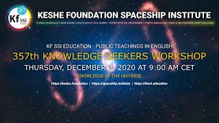 357th Knowledge Seekers Workshop; December 3, 2020