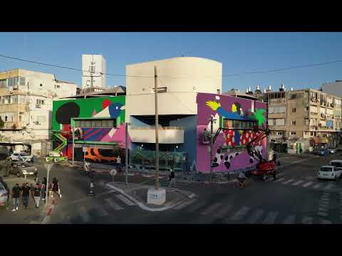 פרויקט הקירות הארצי "למעלה" הגיע לתל אביב