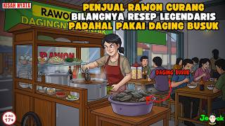 AZAB PENJUAL RAWON BUSUK MENYAMARKAN BAU DAGING BUSUK DENGAN KLUWEK || ANIMASI AZAB
