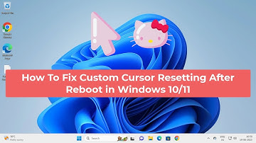 How To Fix Custom Cursor Resetting After Reboot in Windows 10/11 (100% Working)