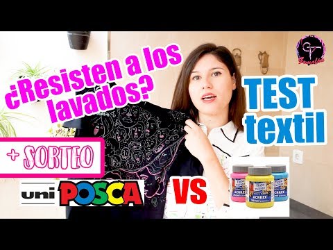 Tejido, textiles y pieles - Posca - Posca