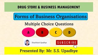 | Forms of Business Organisations | Multiple Choice Questions | MCQs | DSBM |