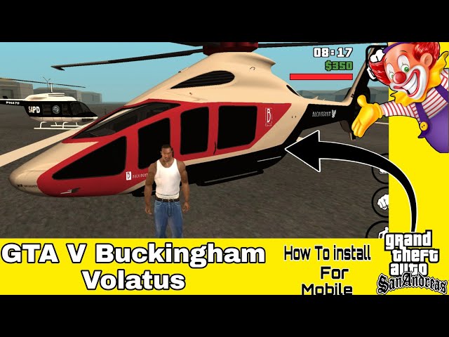 GTA San Andreas GTA V Buckingham Volatus Mod 