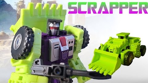 Ttansformers Studio Series Scrapper - Transformers Stop Motion Short (1/6 of Devastator)