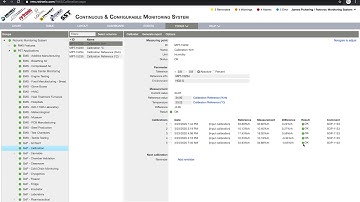How Calibration Management is supported by the Rotronic Monitoring System (RMS)