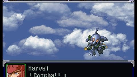 Super Robot Wars Alpha(PSX) - Dunbine Attacks