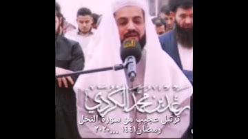 ترتيل عجيب من سورة النحل بصوت الشيخ رعد الكردي  ليالى رمضان ١٤٤١ 2020...   حالات واتس اب دينيه
