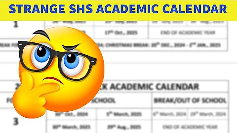 The 2024/2025 Academic Calendar for JHS/SHS