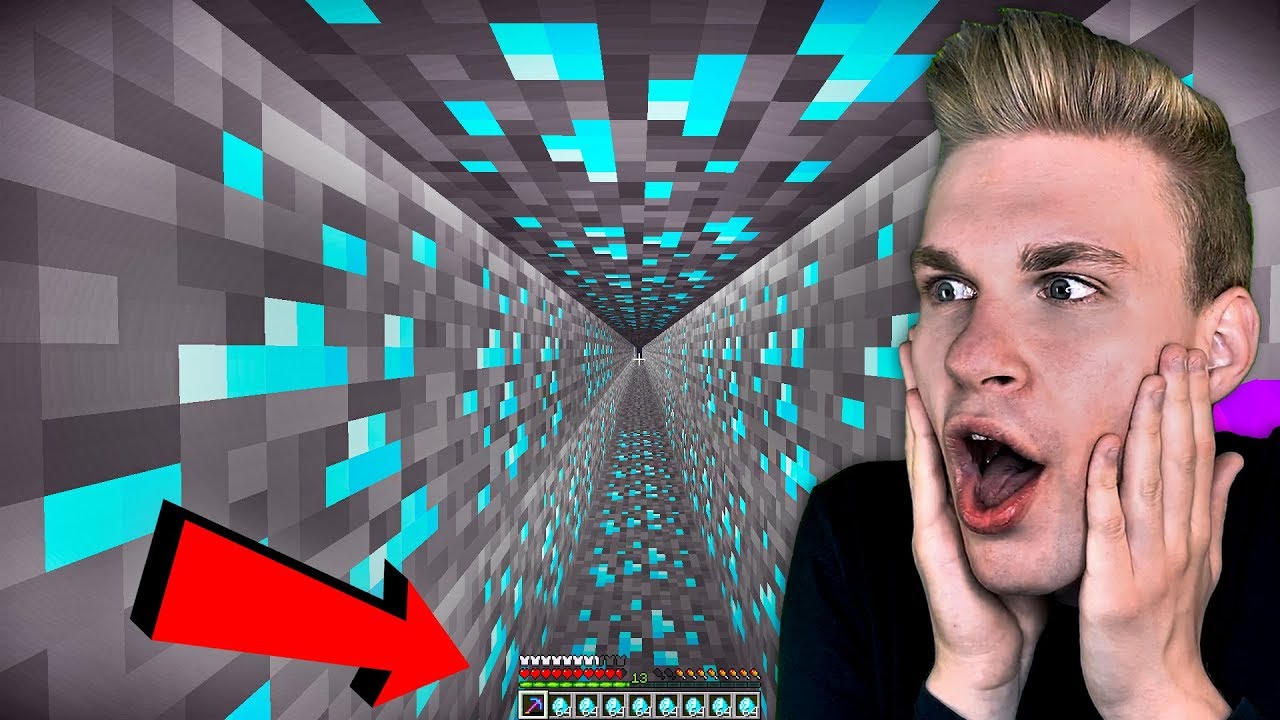 KOPAŁEM SIĘ przed siebie z FORTUNĄ przez 20 MINUT w Minecraft i znalazłem to...