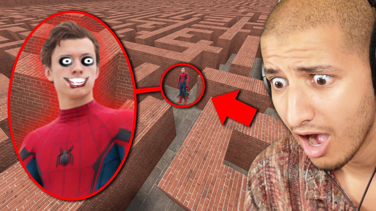 If You See SPIDER-MAN in a MAZE, RUN AWAY FAST!!