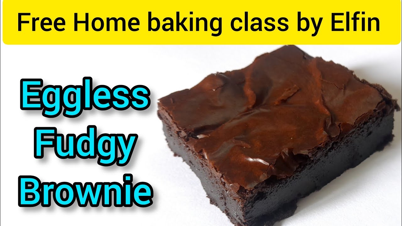 #Eggless Fudgy Brownie #Brownie #Elfin #baking class tamil #cake Recipe tamil
