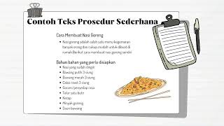 CONTOH TEKS PROSEDUR SEDERHANA DAN KOMPLEKS - BAHAS INDONESIA
