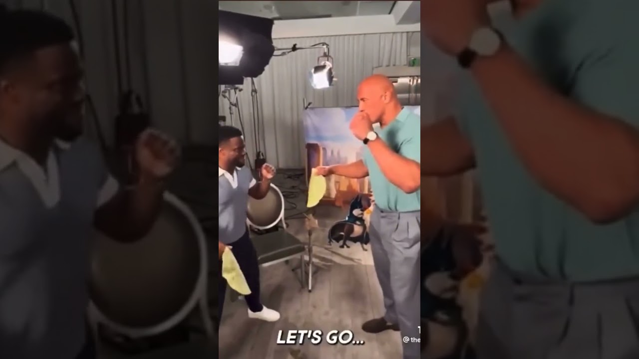 Kevin hart and the rock try the tortilla  slap challenge