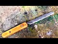 Homemade fish fillet knife from scrap metal