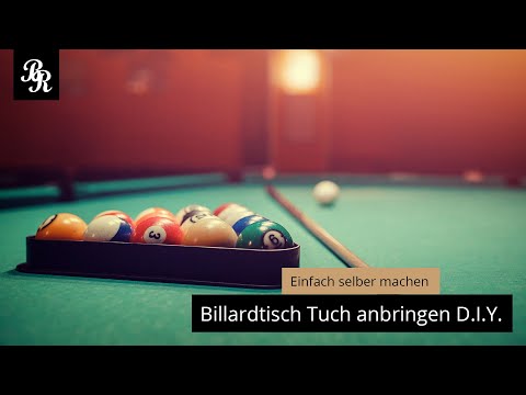 Video: So Ziehen Sie Das Tuch über Einen Billardtisch