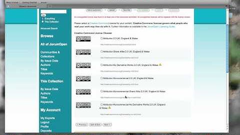 Jorum DSpace - deposit IMS package and preview