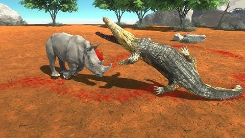 New Remastered Rhino V.S Every Unit[Part 1]|Animal Revolt Battle Simulator